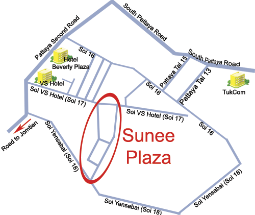 Sunee Plaza map